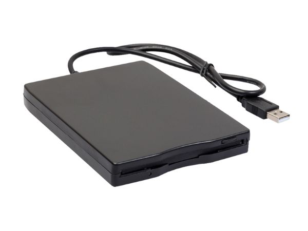 USB Floppy Drive for reading Floppy Disks.