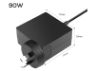 Acer AC Adapter Charger, 19V 4.74A 90W, 5.5 x 1.7mm Connector for Aspire 4551, 4551G, 5551-4937, 5551G, 5551G-4280, 7720G-302G25MI, TravelMate 4210, 4220, 4220AWLMI, 4222LMI, 4404LMI, 4405WLMI