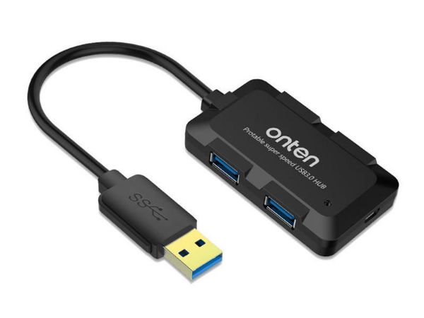 Portable 4 Port USB 3.0 Smart Hub with fast charging