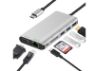 USB-C Multi-function docking station with USB, USB-C, SD, Ethernet, HDMI, VGA and 3.5mm Audio Port