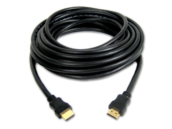 Connect your laptop or desktop computer to a monitor, television or projector with this HDMI Cable