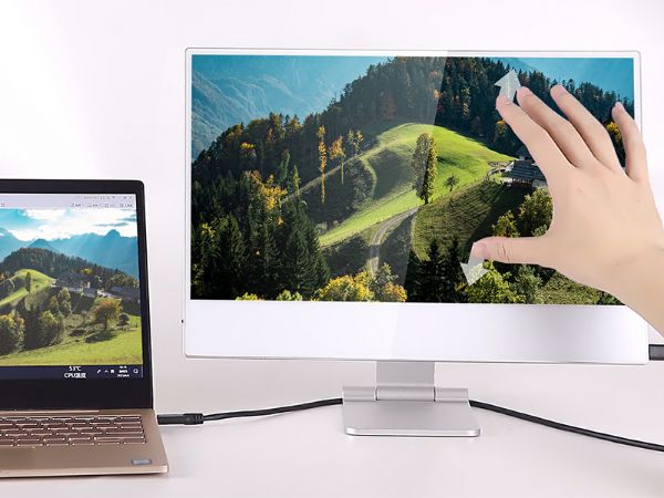 16 Inch Portable Laptop Screen USB-C FHD LCD External and powered by a USB-C Device