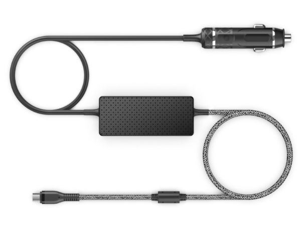 140W USB Type-C Car Charger for Laptops, Tablets and Smartphones.